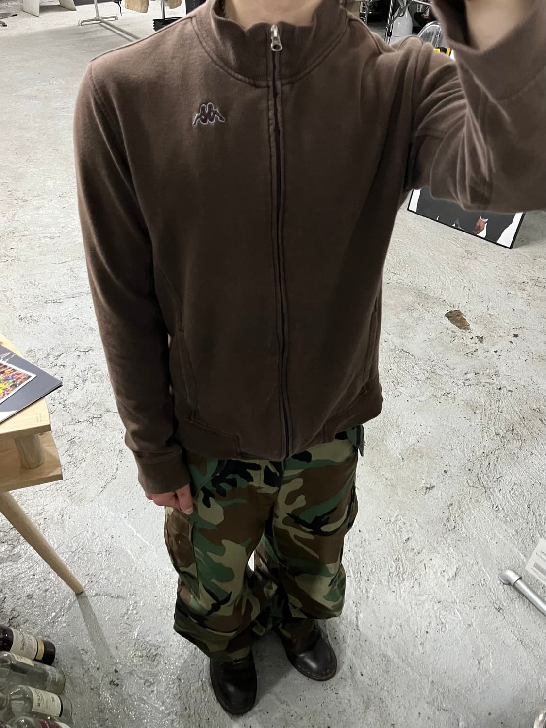 Kappa faded sweat zip up 상품이미지4