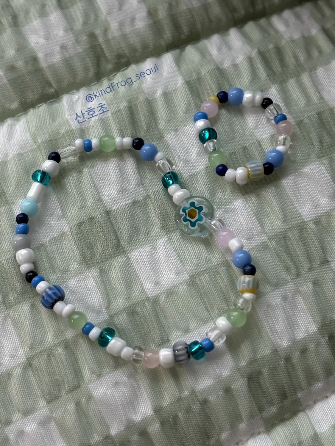 산호초 팔찌*반지 set 상품이미지1