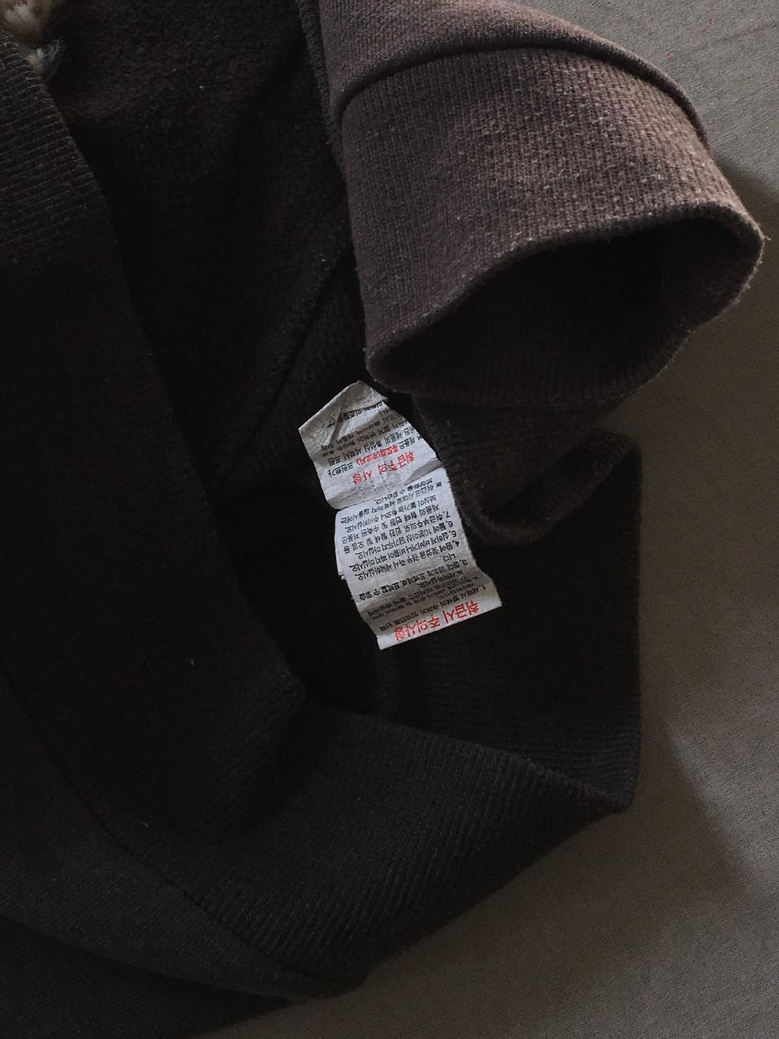 지프 쉐르파 자수 로고 후드집업 상품이미지4