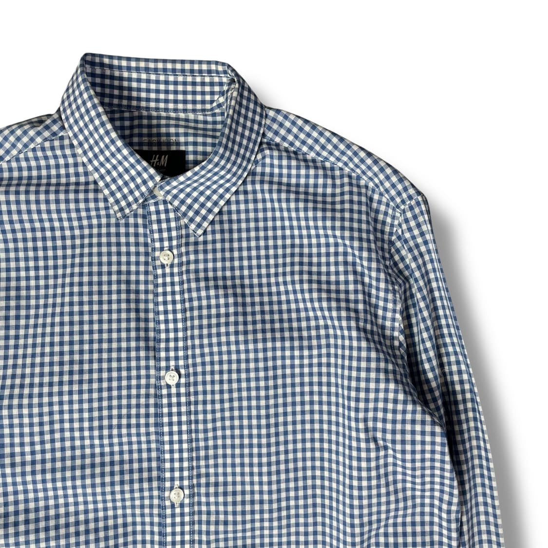 H&M 슬림핏 코튼 블렌드 셔츠 M 상품이미지3
