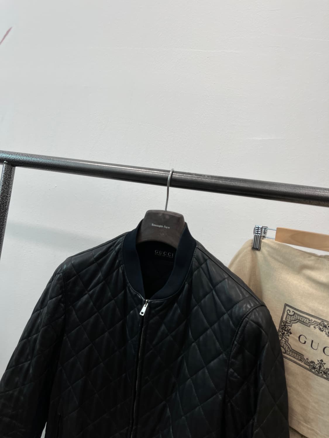 95) 구찌 컬렉션 레더 봄버자켓  상품이미지3