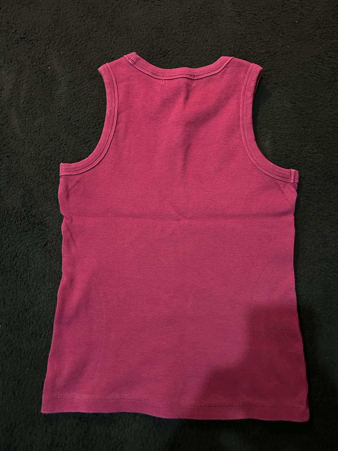 999Humanity 핑크 립 골지 민소매티 상품이미지2