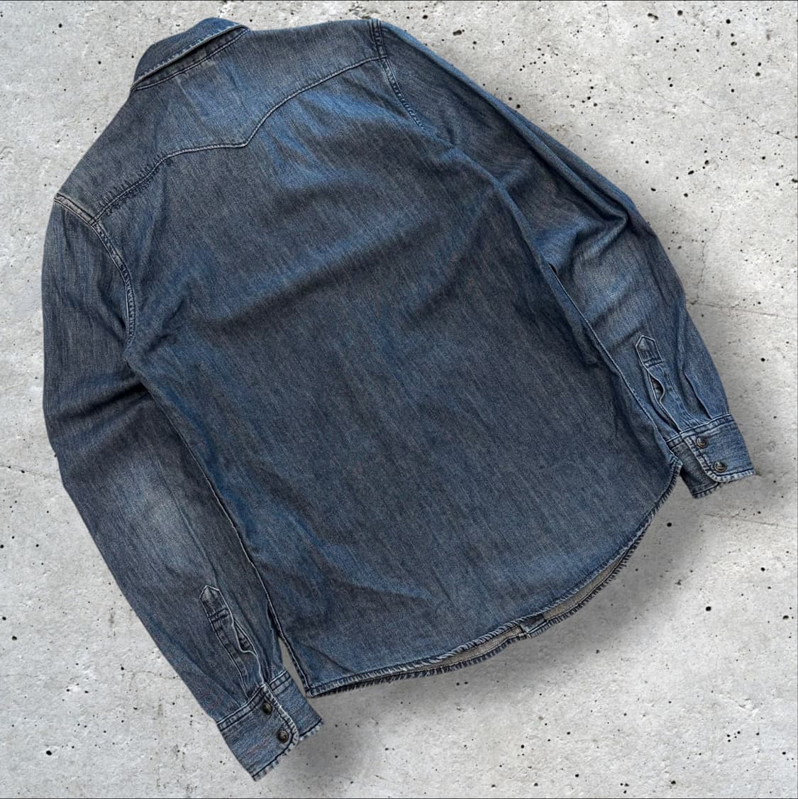 [S] 리바이스 모던핏 데님 웨스턴 셔츠 청남방 D816 상품이미지2