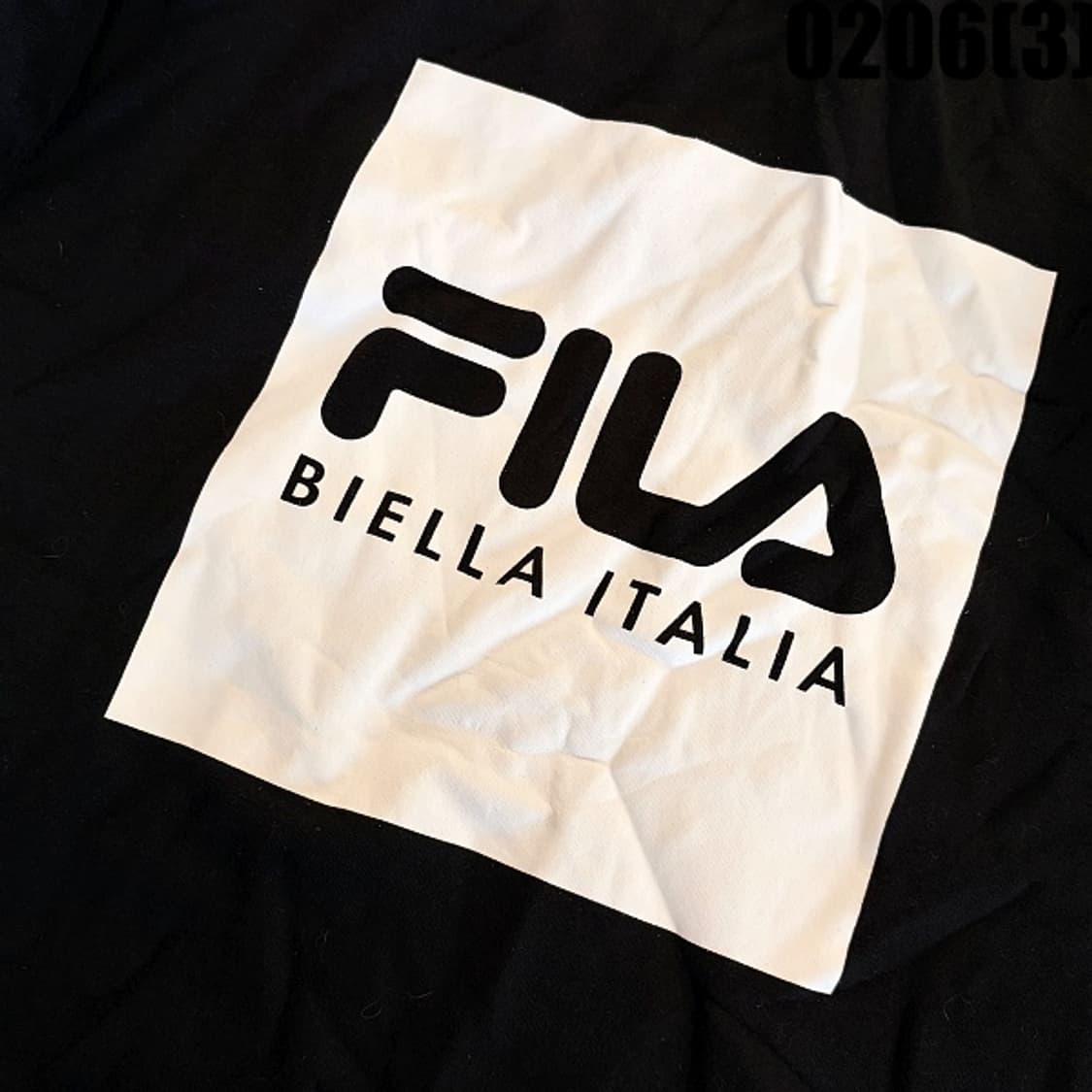 [L] 휠라 블랙 맨투맨 티셔츠 0206(3) 상품이미지6