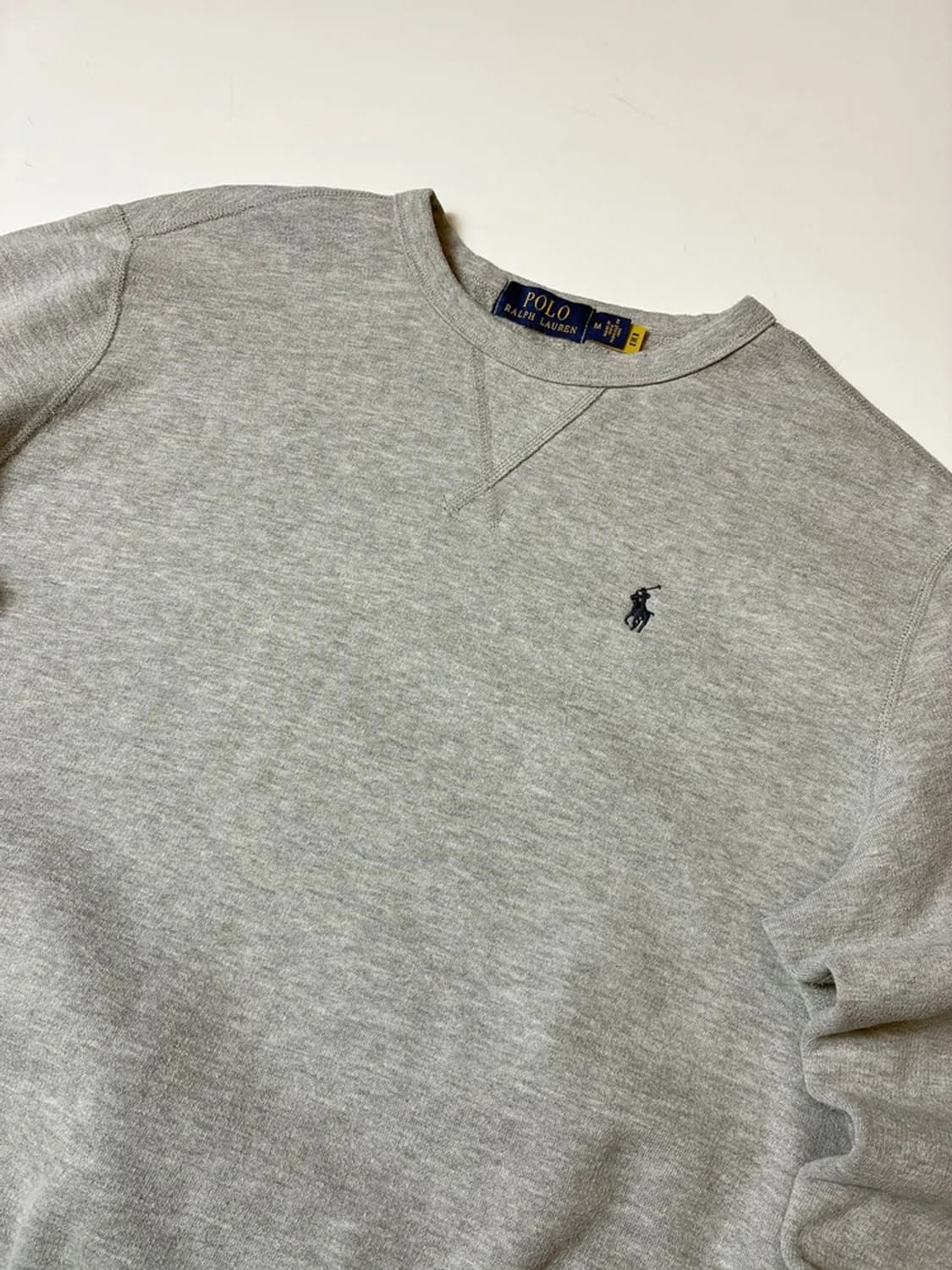 폴로 랄프로렌 로고 큐알 크루넥 맨투맨 PN8854 상품이미지2