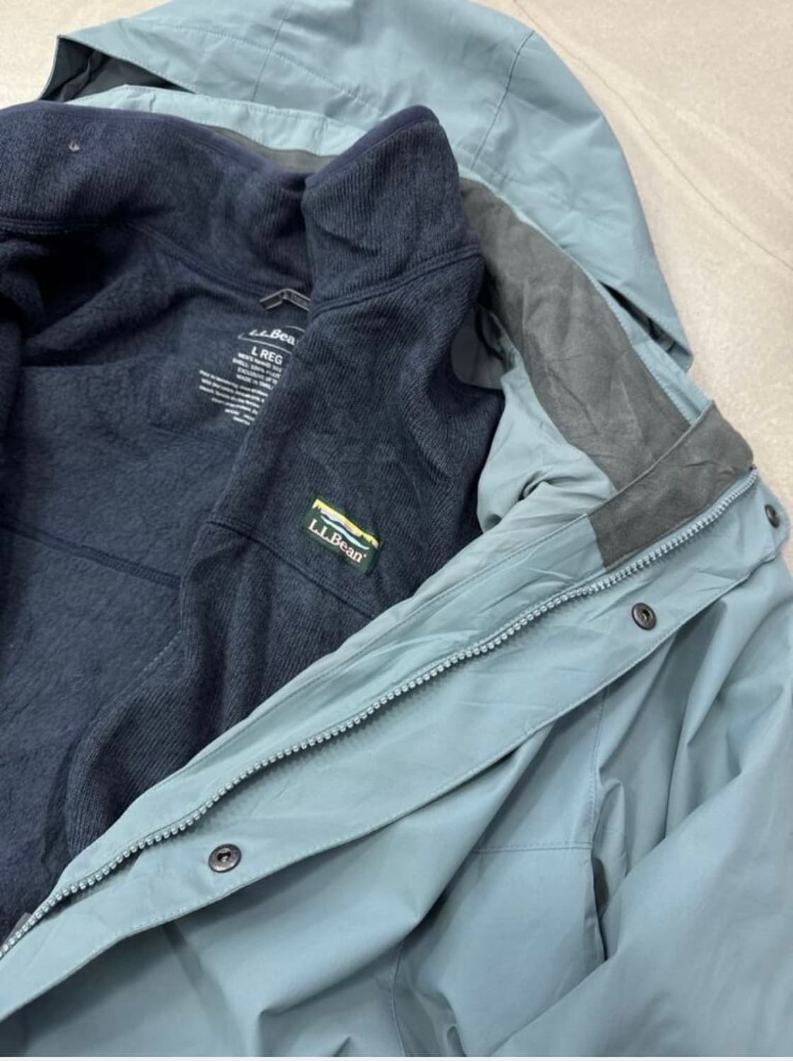 엘엘빈 자켓 블루 L 상품이미지4