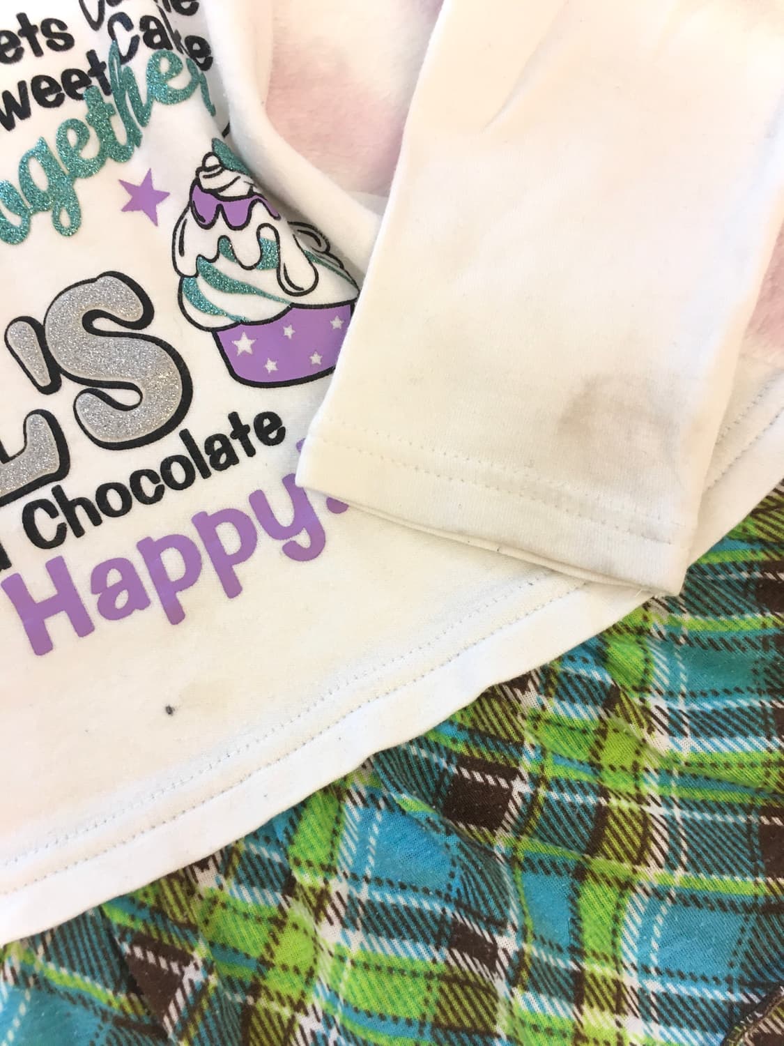 헤이세이 쿨그린 체크 후드 탑 갸루 키치 상품이미지5