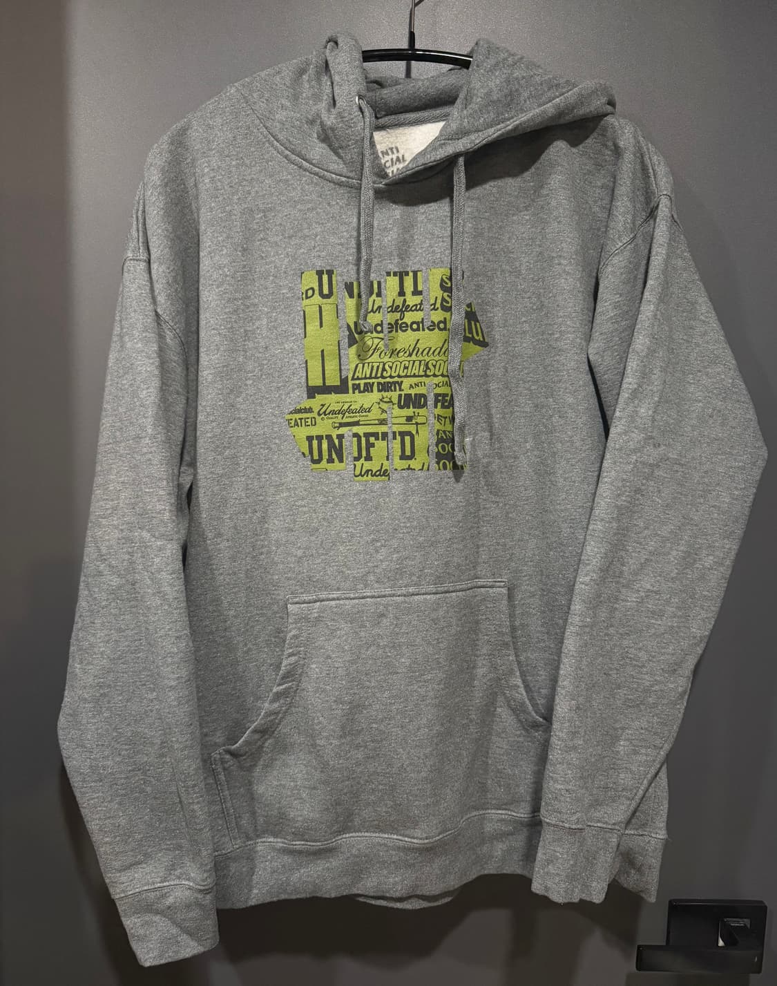 (XL) 안티소셜 x 언디핏 콜라보 후드 상품이미지1