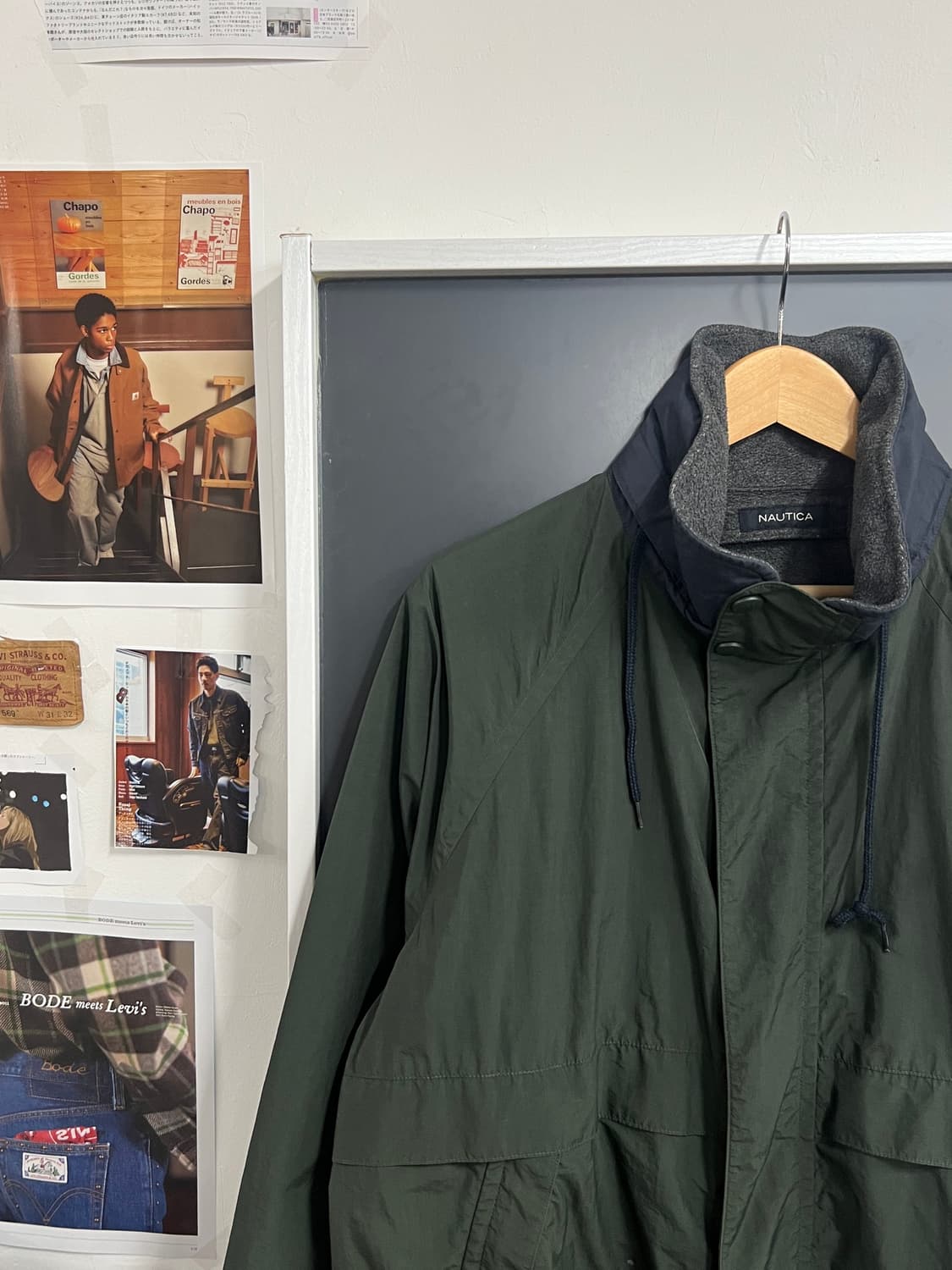 Nautica 노티카 올드스쿨 리버시블 카키 자켓 상품이미지1