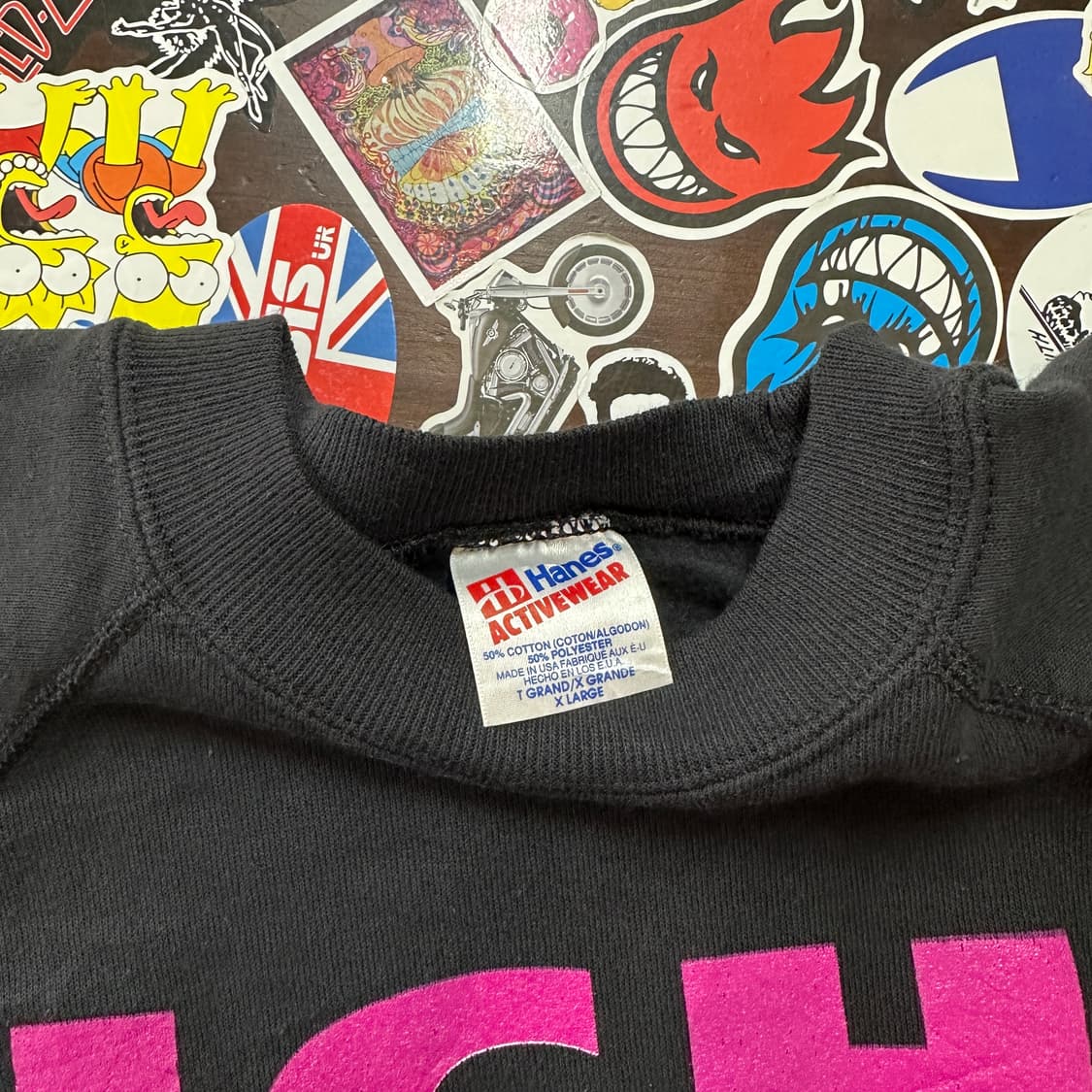 90s USA 나는 흥분했다 빈티지 스웻셔츠 XL 상품이미지4