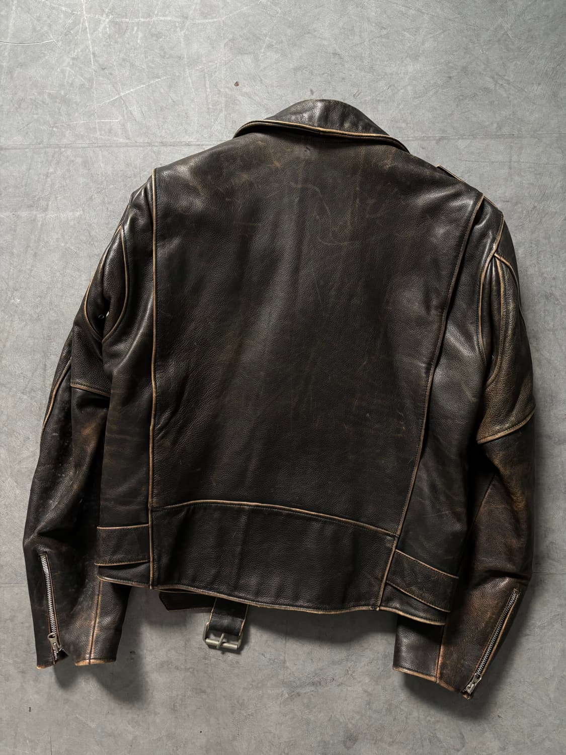 R.B.C 리얼 레더 더블 라이더 자켓  상품이미지9