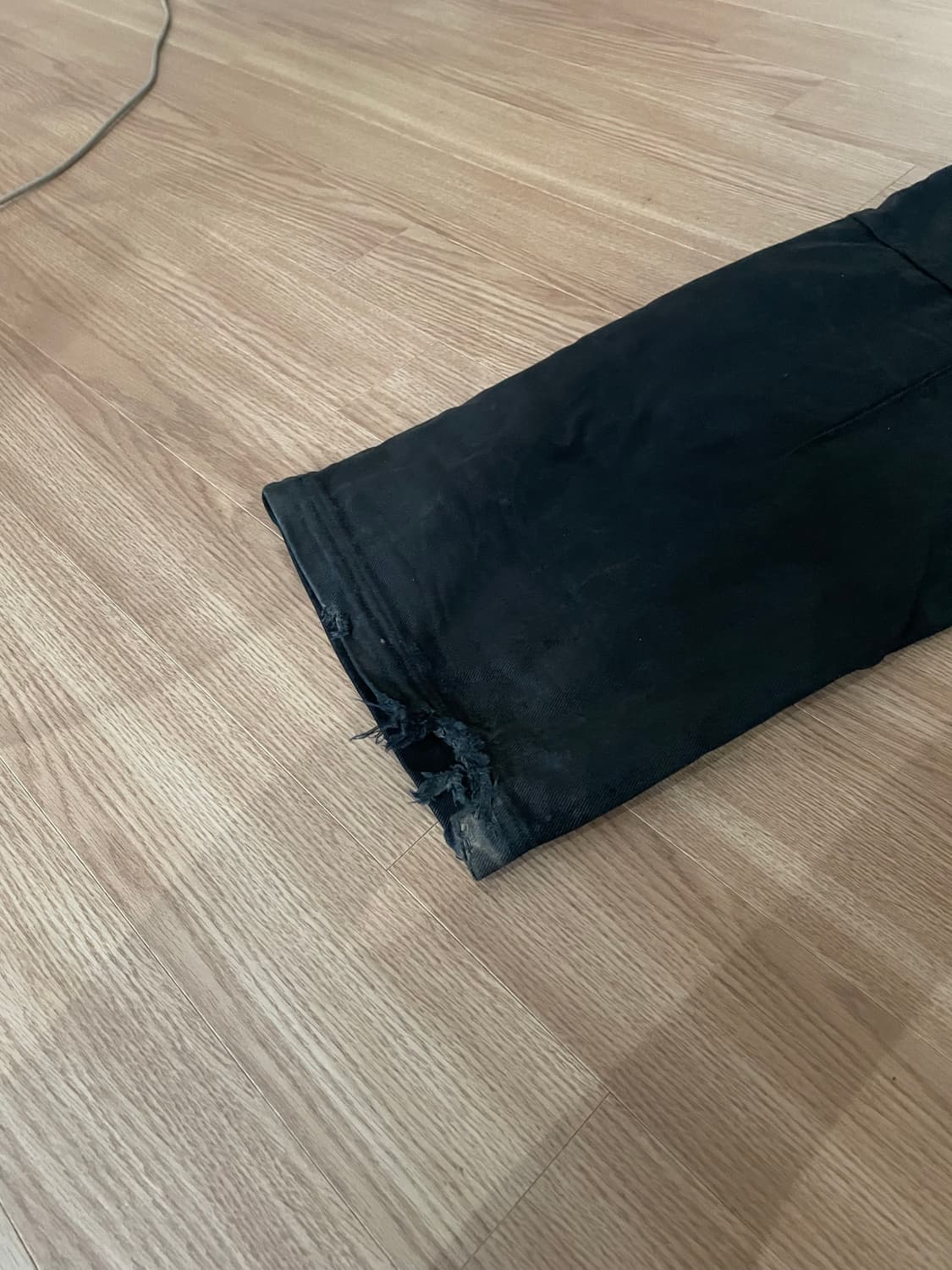 [2] 어나더유스 바이커 코팅 데님 팬츠 상품이미지7