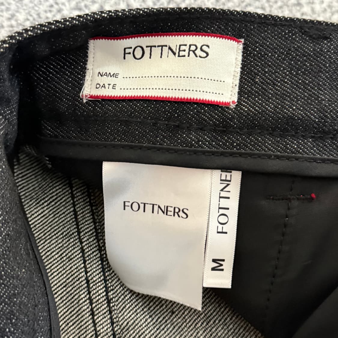 [정가 15만원] 포트너스 블랙 와이드진 30-31 상품이미지5