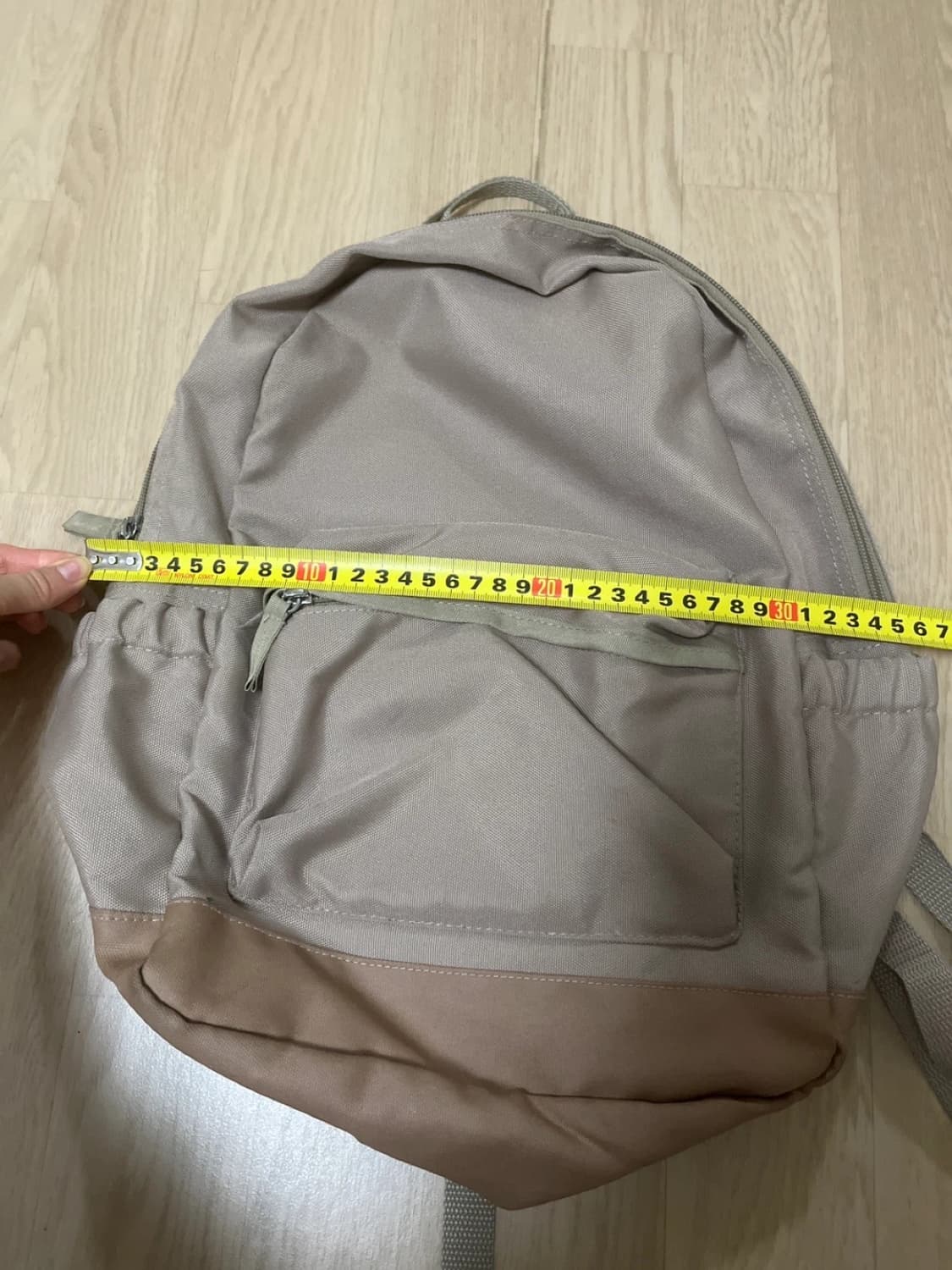 무인양품 베이지색 백팩 륙색 상품이미지6