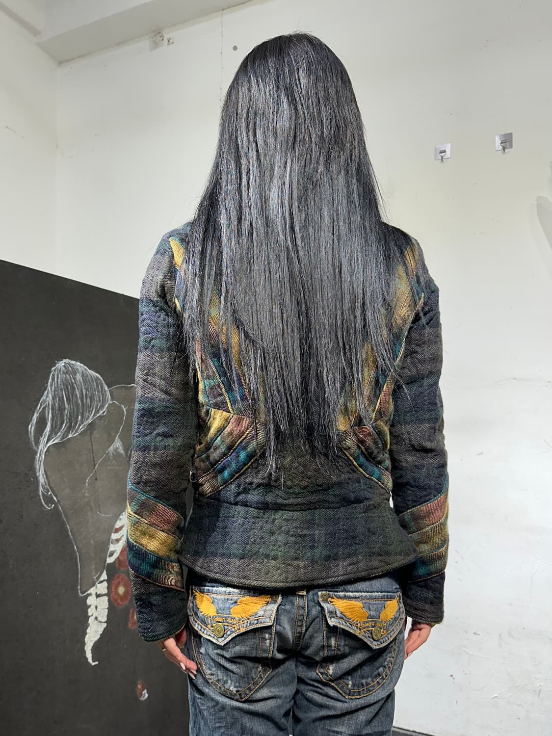 Jpn 일본빈티지 이자벨마랑 아카이브 패치 투버튼 자켓 상품이미지7