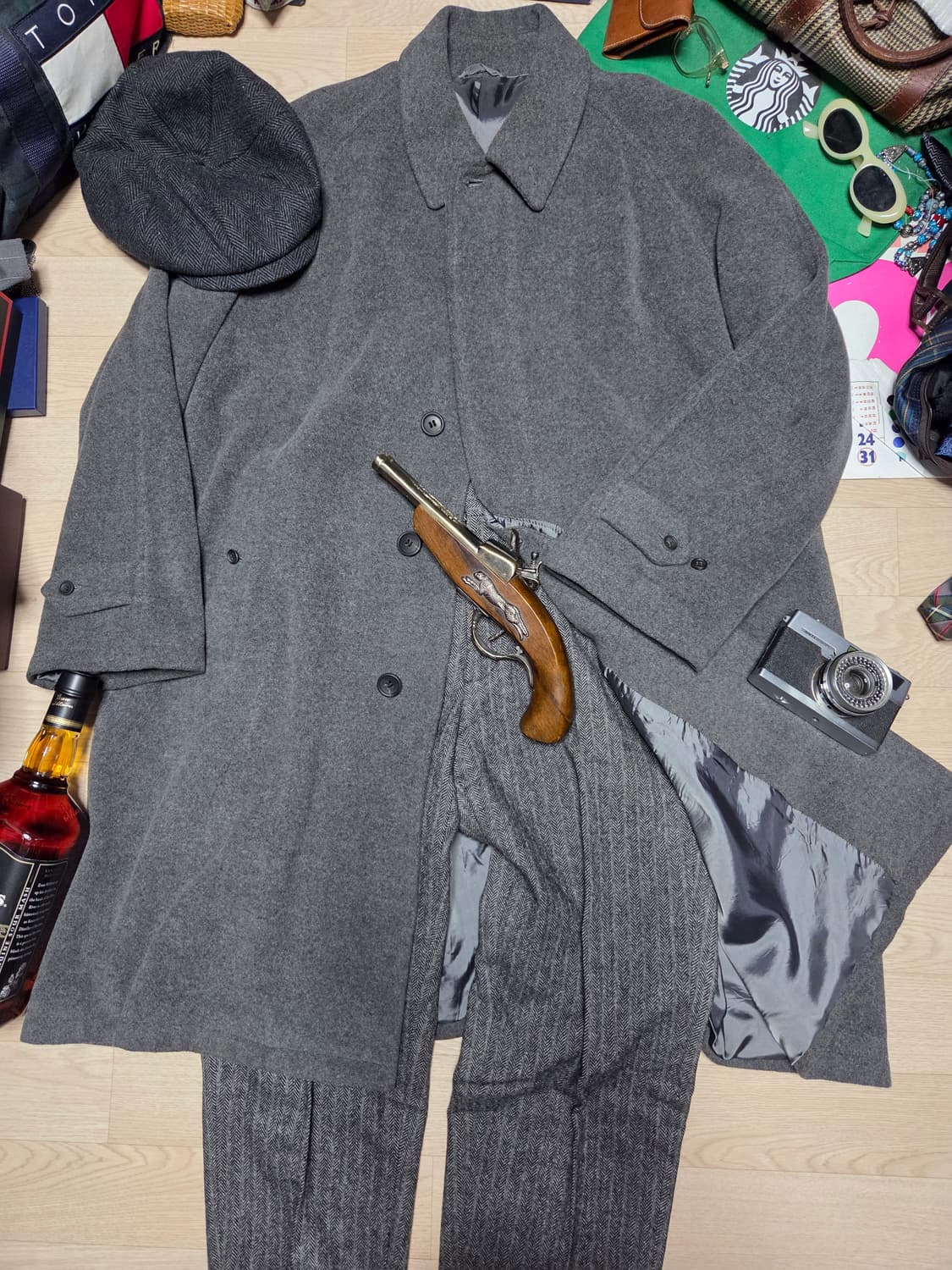 MARGARET HOWELL wool 울 코트 발마칸 싱글  상품이미지3