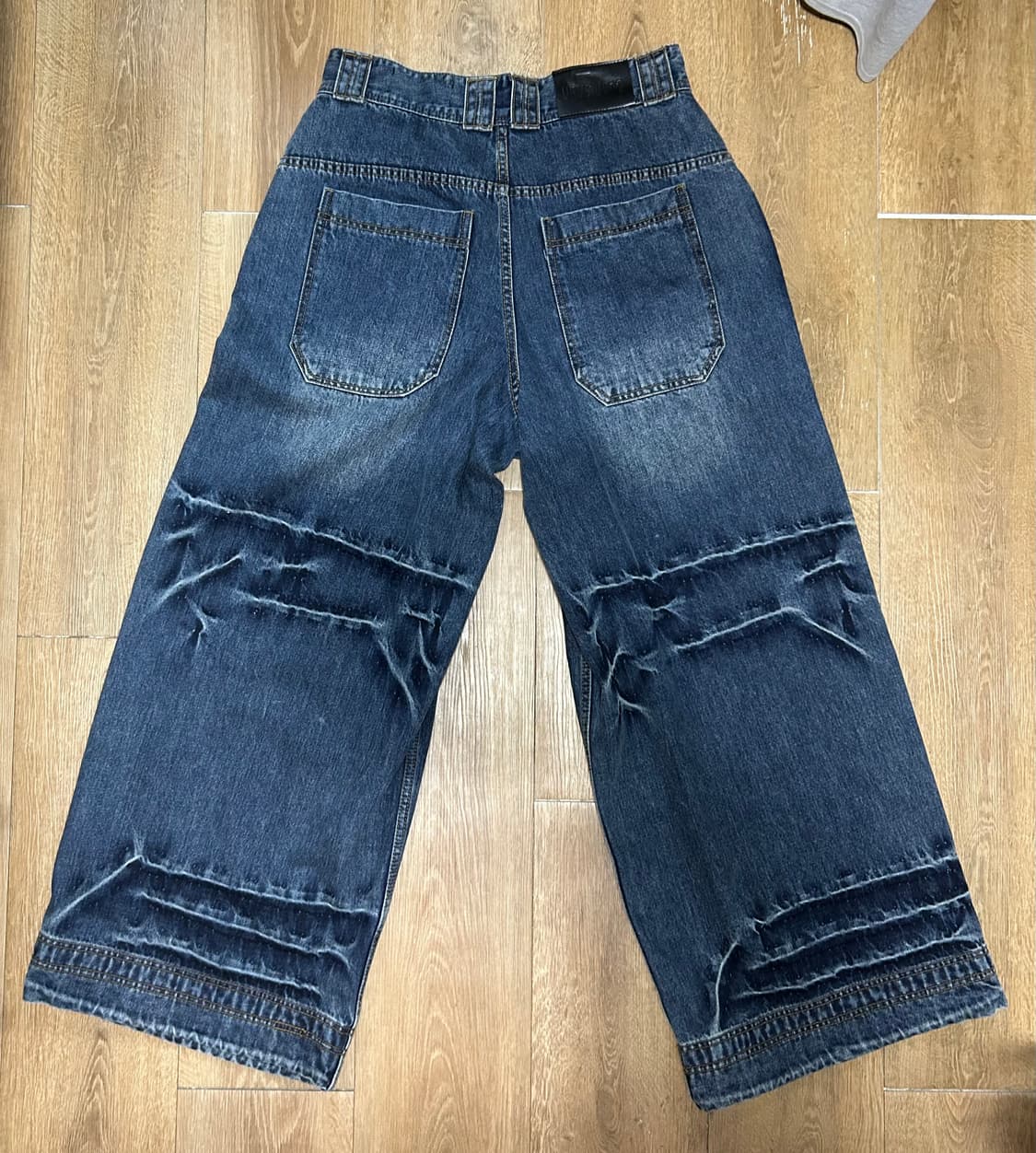 오퍼스0012 CLAWED MELTED DENIM PANTS INDIGO 상품이미지2