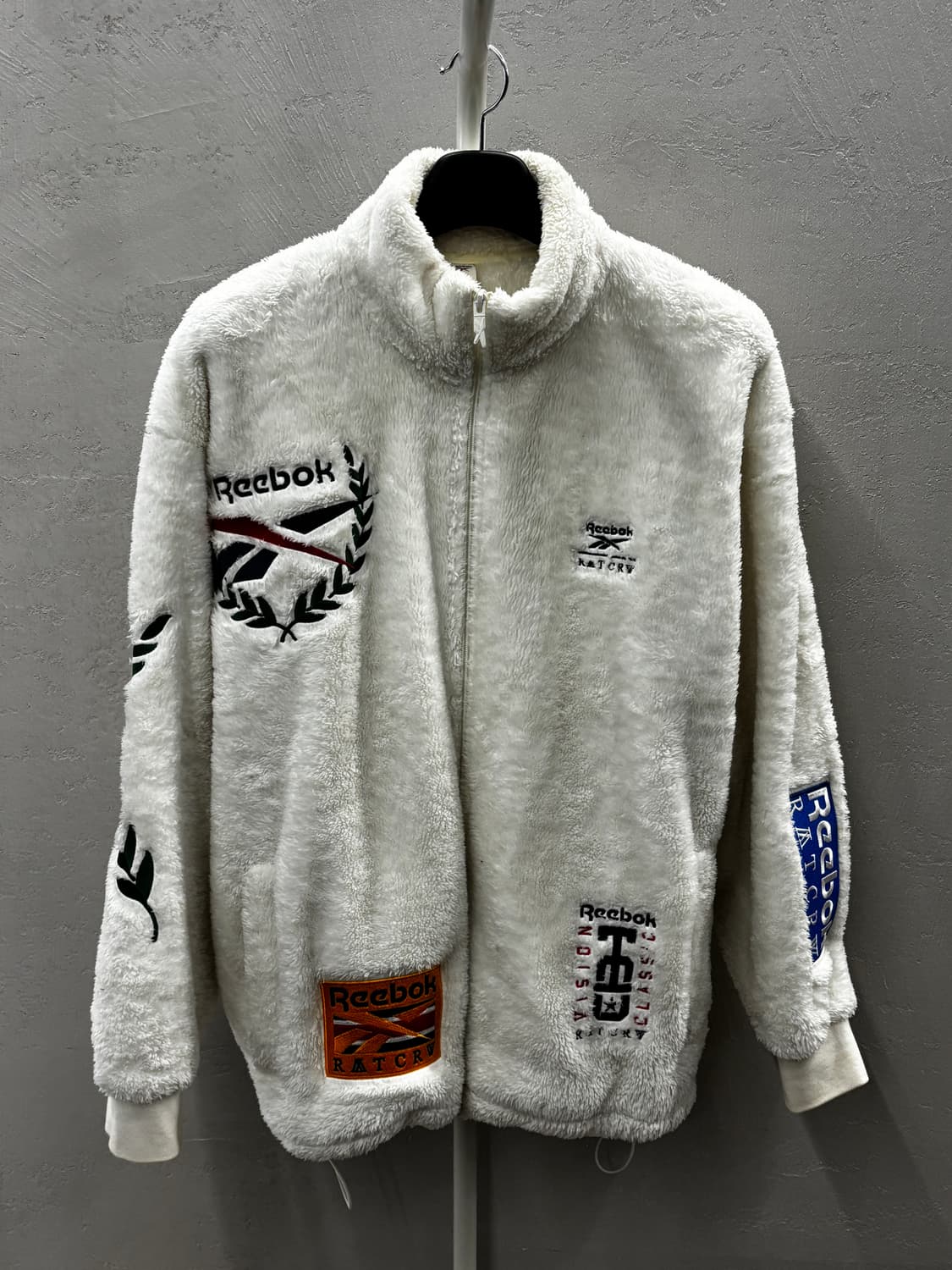 리복x로맨틱크라운 오버사이즈 빈티지 자켓 화이트 L 상품이미지2