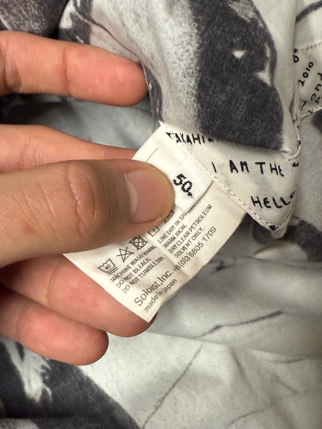 솔로이스트 커트코베인 셔츠 SS19  상품이미지6