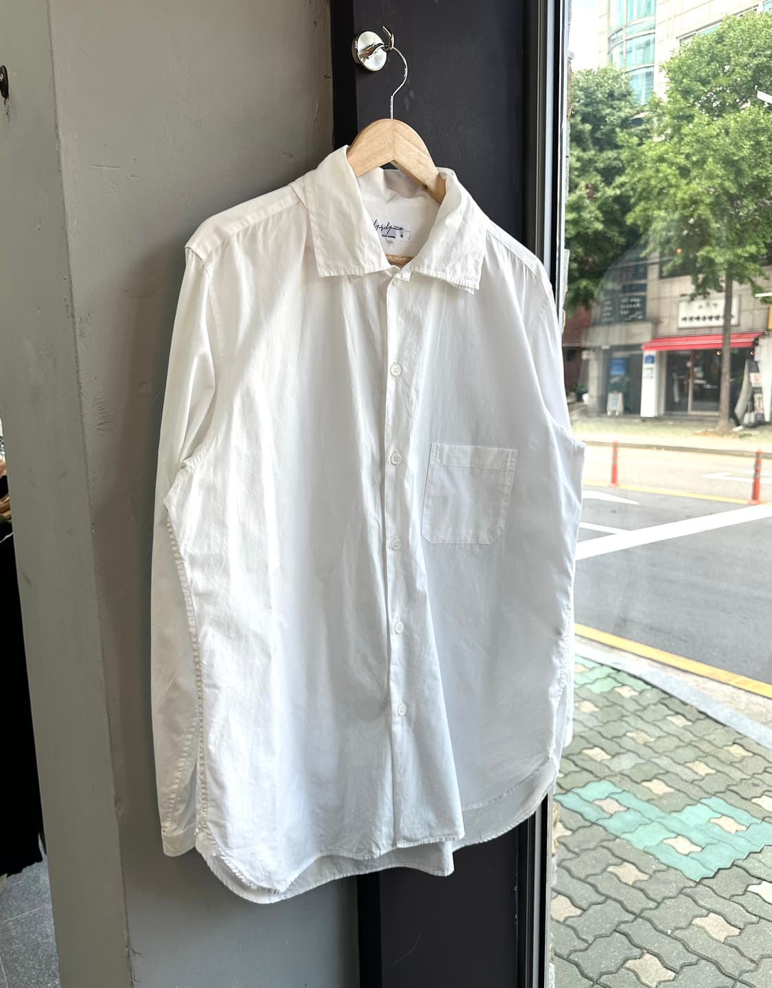 3/ 요지야마모토 뿌르옴므 백포인트 셔츠 상품이미지2