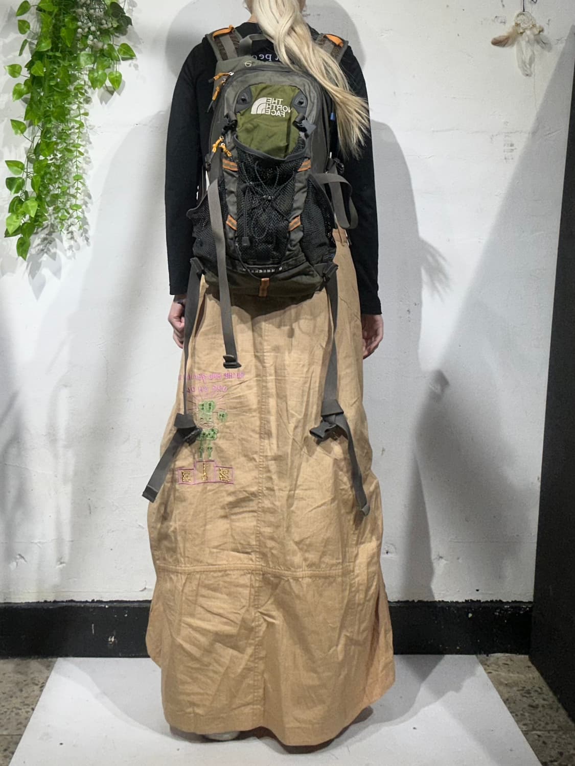 노스페이스 카키 고프코어 백팩 등산용 백팩 가방  상품이미지3