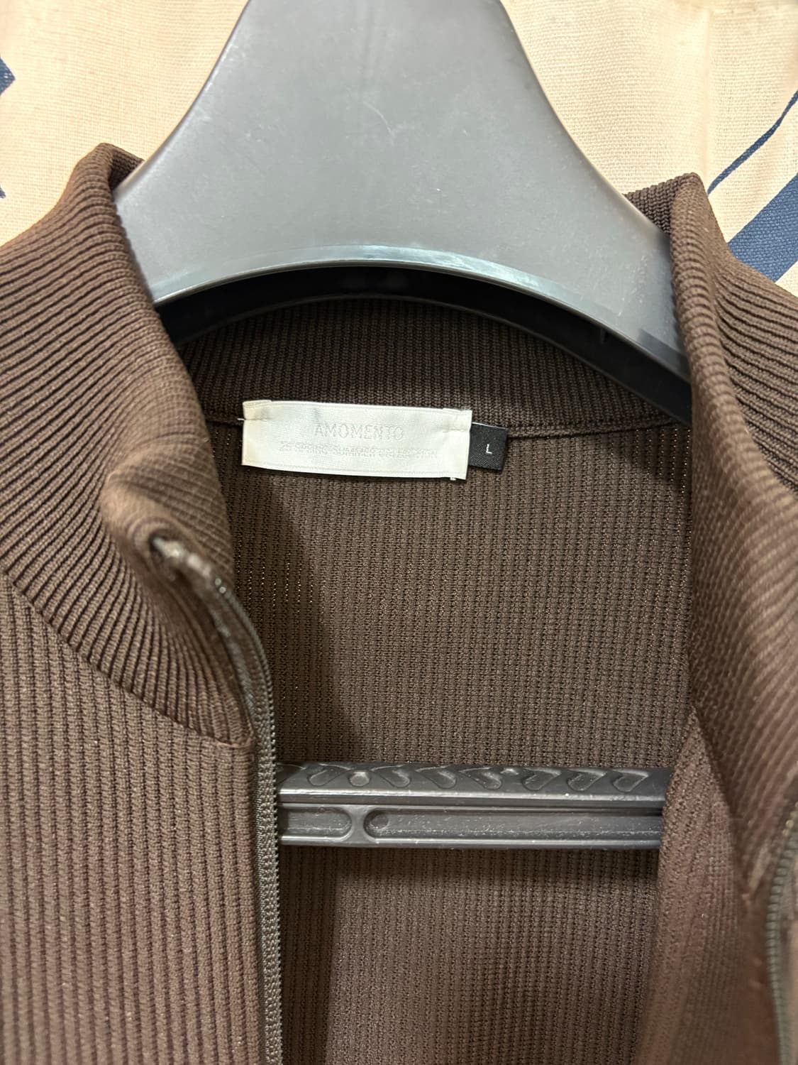 아모멘토 / 모크넥 집업 가디건 상품이미지5