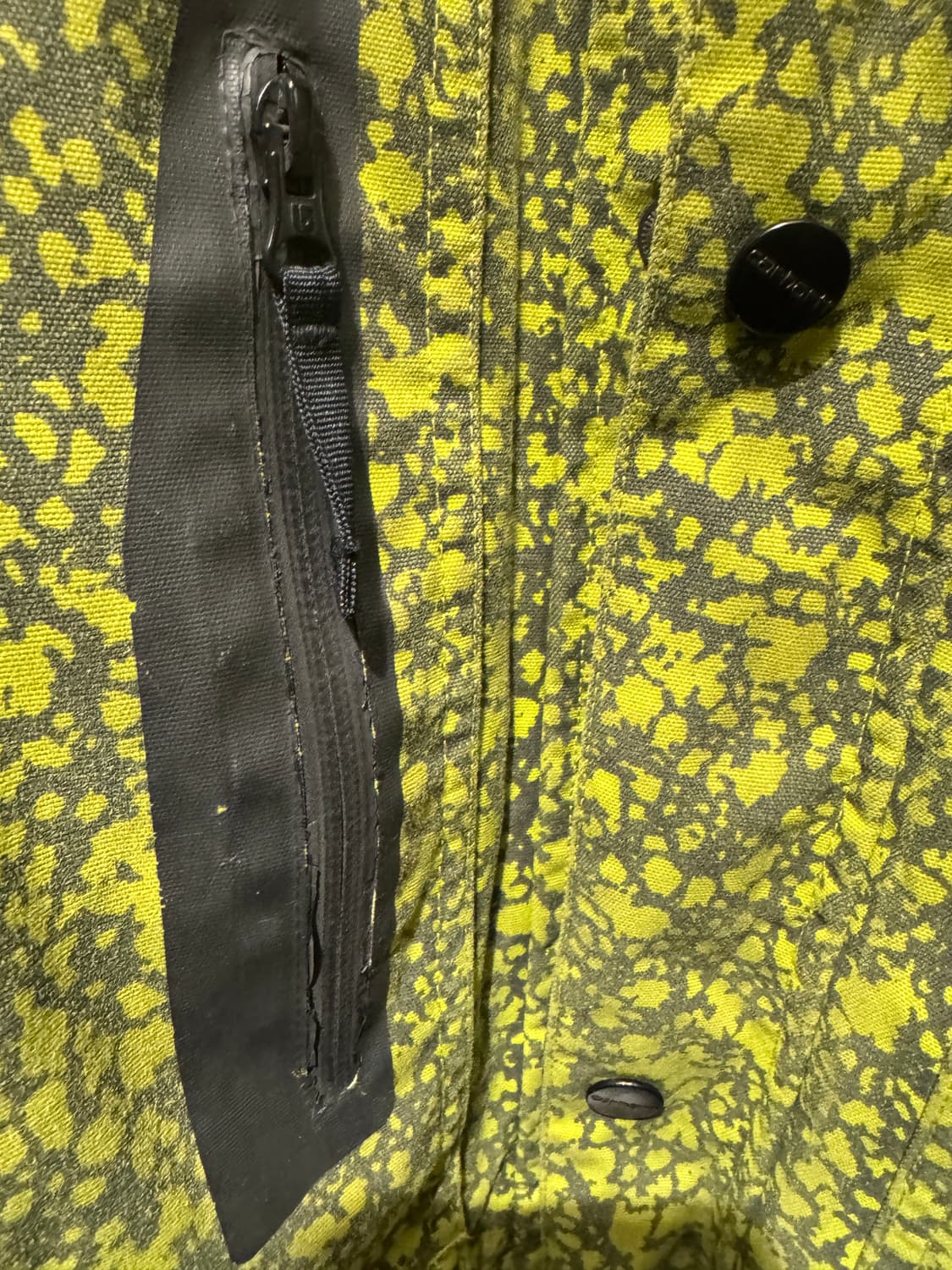 빈티지 칼하트 x 버튼 08aw 스플래쉬 덕자켓 XL 상품이미지6