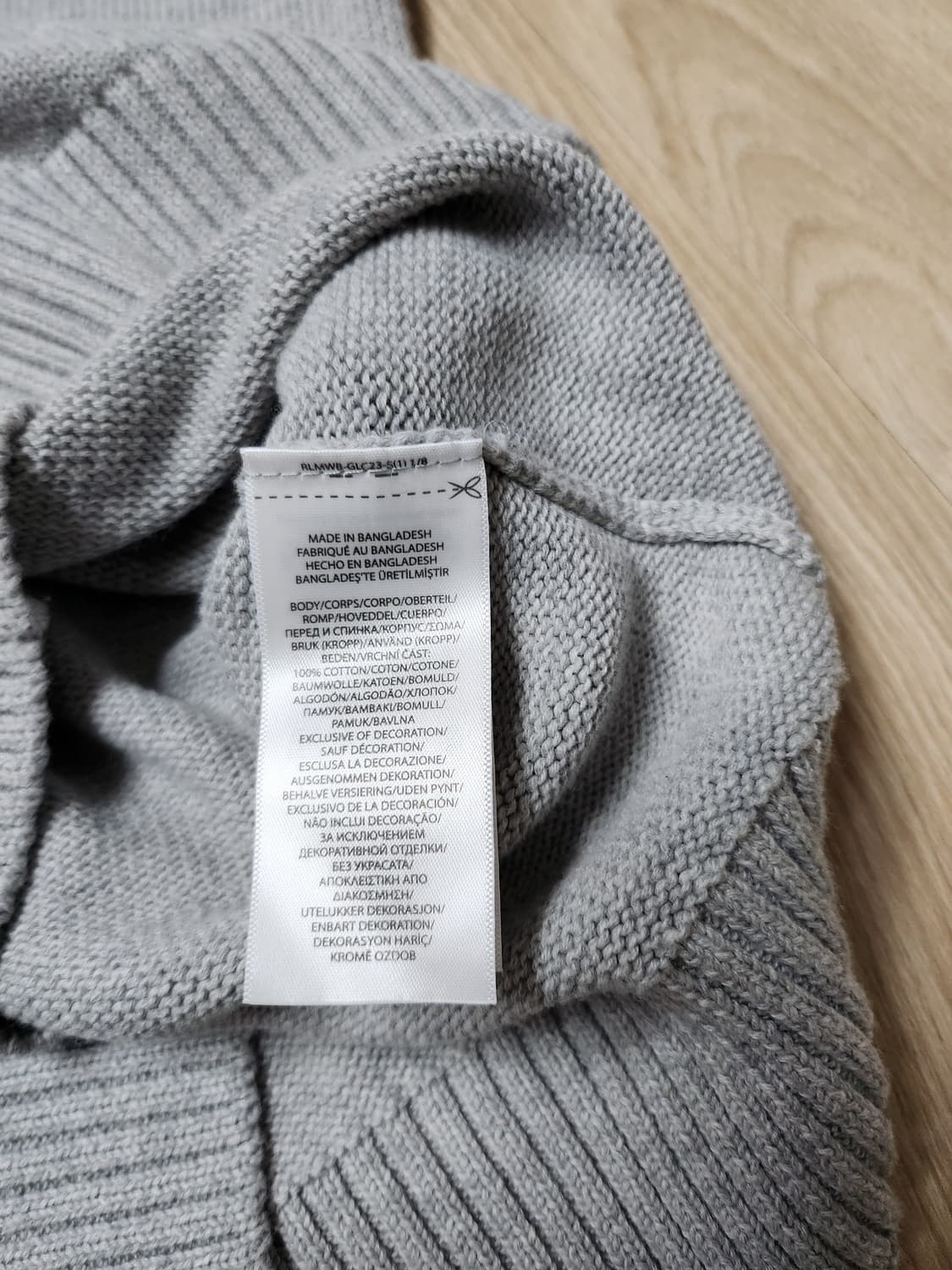 폴로랄프로렌 하프집업니트 (S 상품이미지6