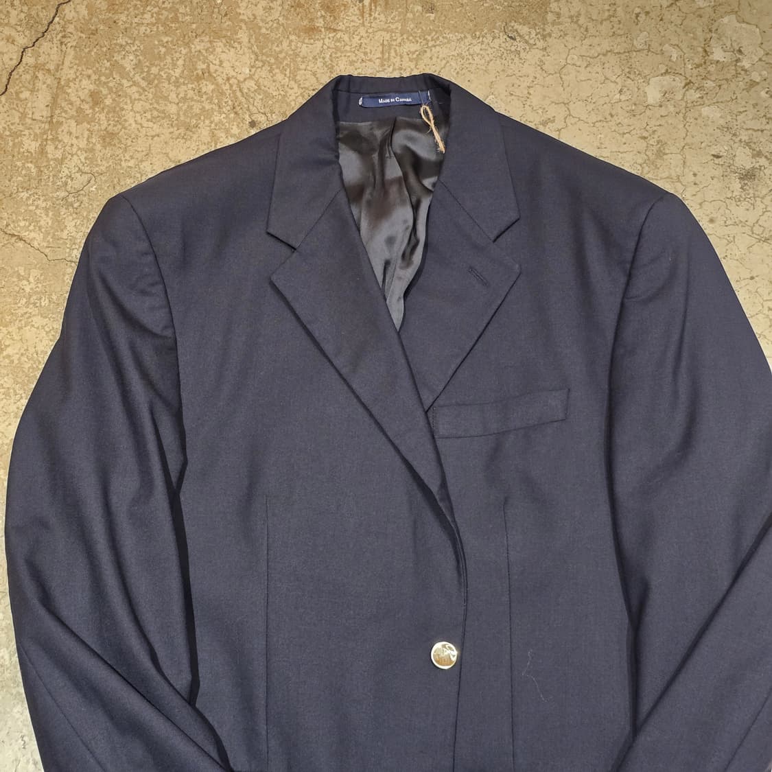 CHAPS RALPH LAUREN 네이비 울 금장 블레이저 상품이미지2