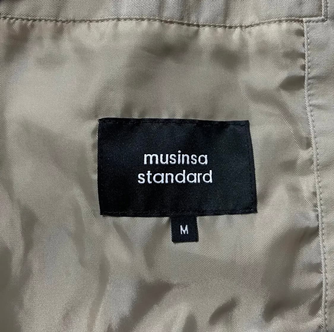 무신사 스탠다드 해링턴자켓 베이지 m 상품이미지3