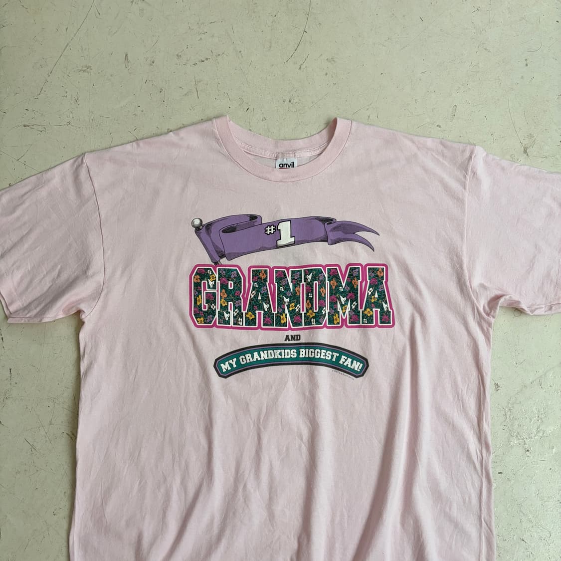 90s USA Anvil 빈티지 싱글스티치 반팔티 2XL 상품이미지4