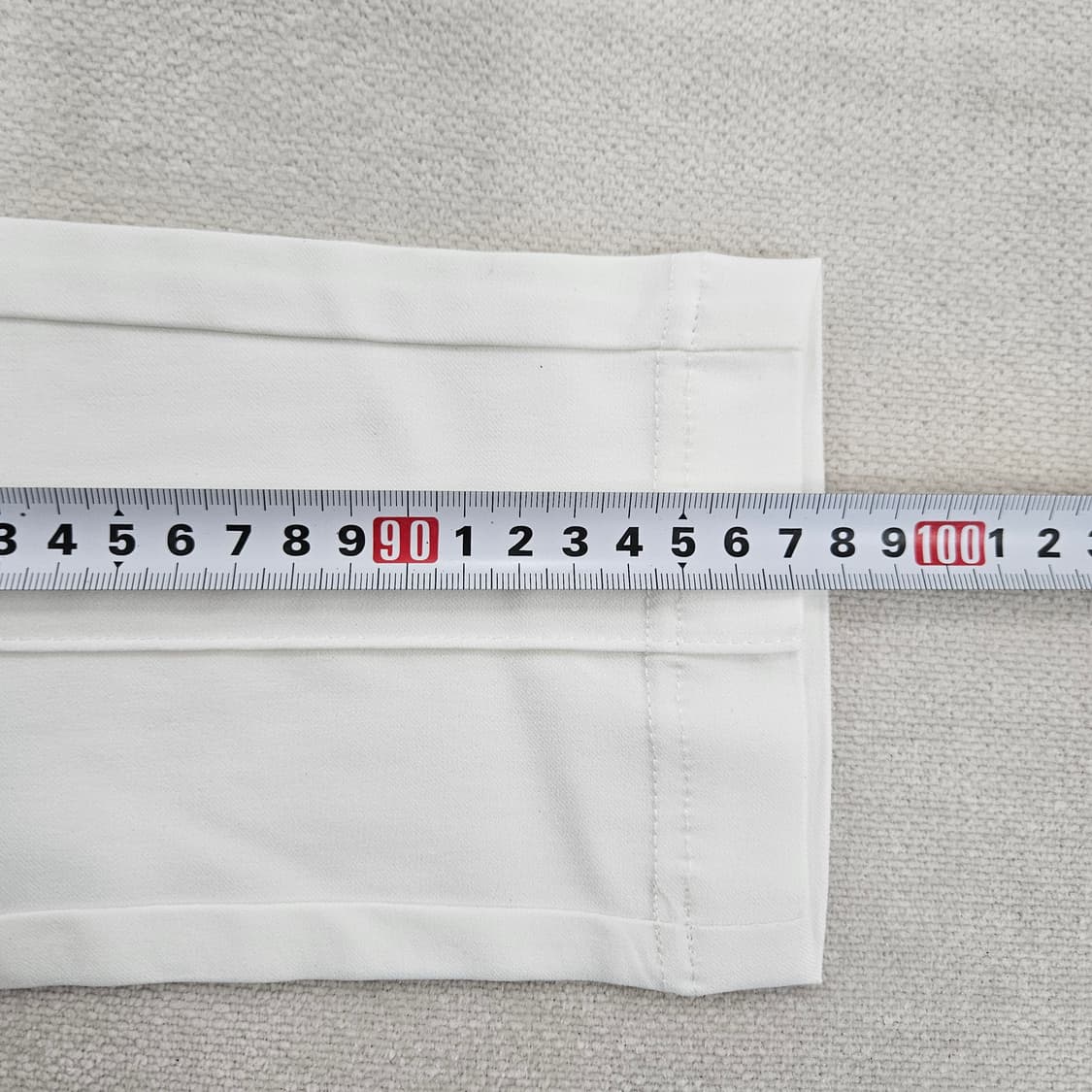 [66] 새상품 예쎄 여성 화이트 스판 밴딩 일자 팬츠 0120Y2 상품이미지9