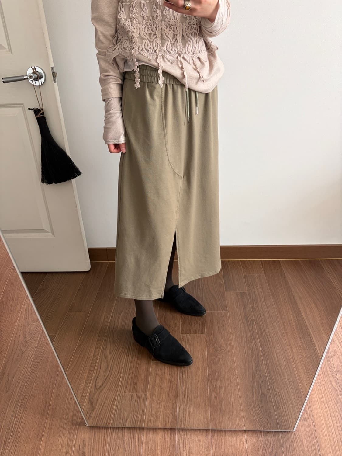 banding long skirt 상품이미지3
