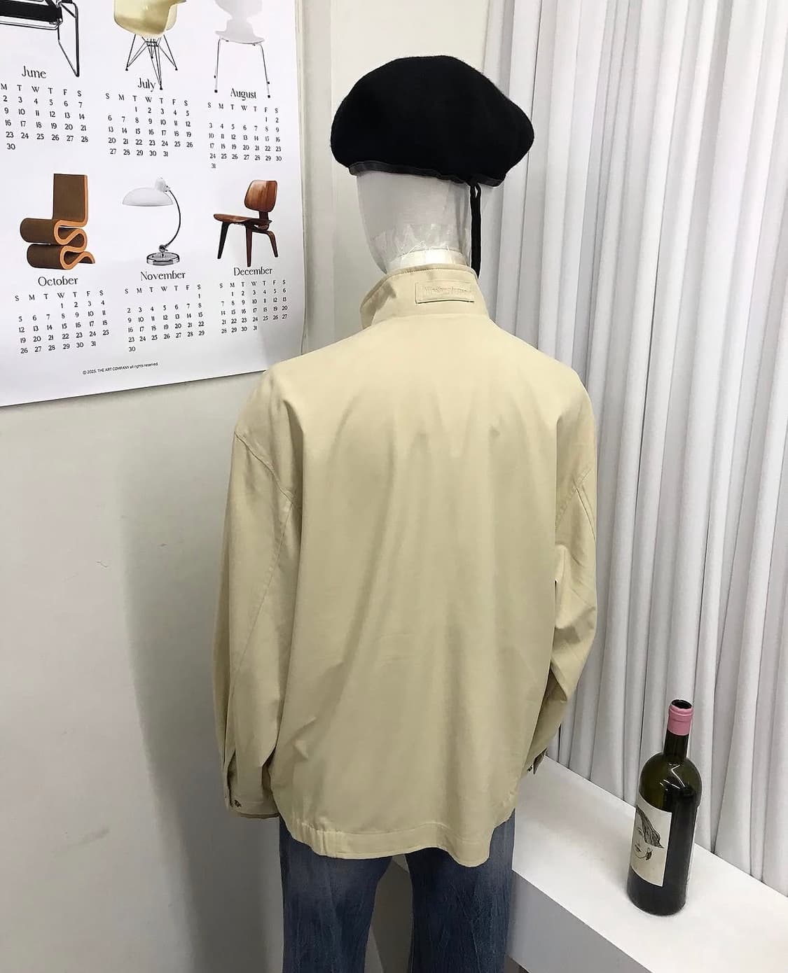 입생로랑 로고 블루종 자켓 상품이미지9