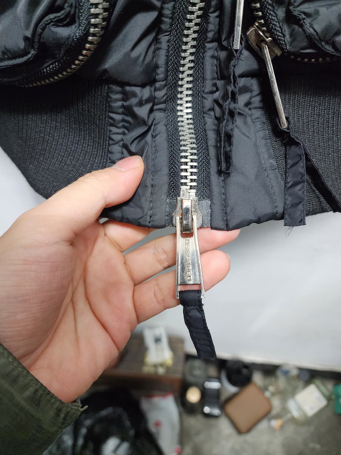 디스퀘어드2 멀티포켓 완장로고 유틸리티 봄버자켓 상품이미지3