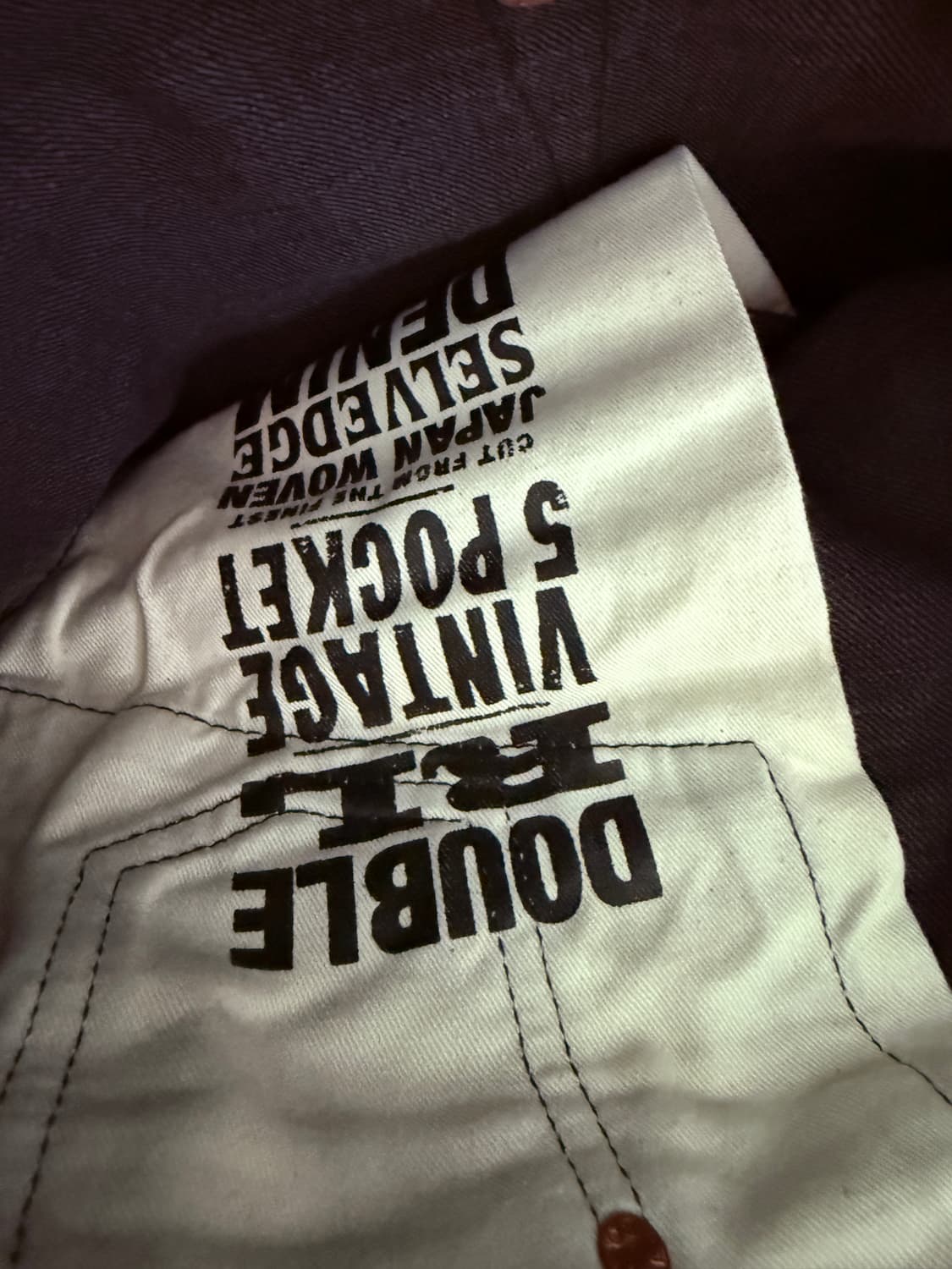 rrl 더블알엘 빈파포 블랙온블랙 34/32 노수선 상품이미지7