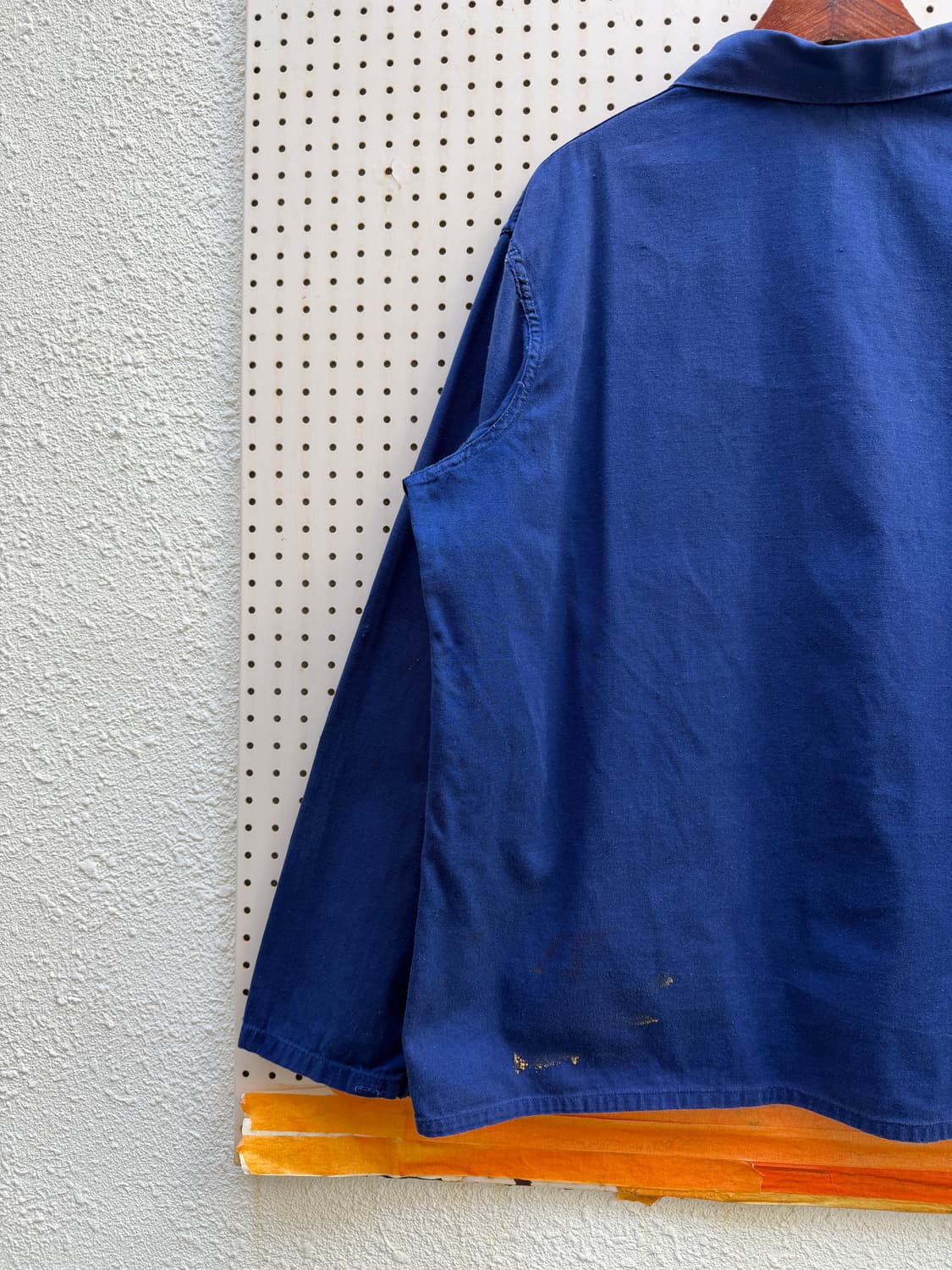 1980s DISTRESSED PAINT WASHED 프렌치워크자켓 상품이미지8