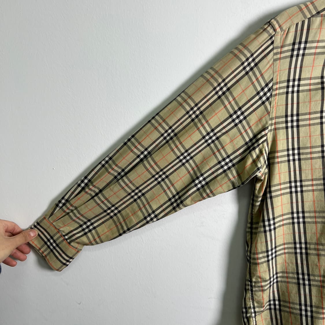 Burberrys 버버리 빈티지 노바 체크 셔츠 S 상품이미지7