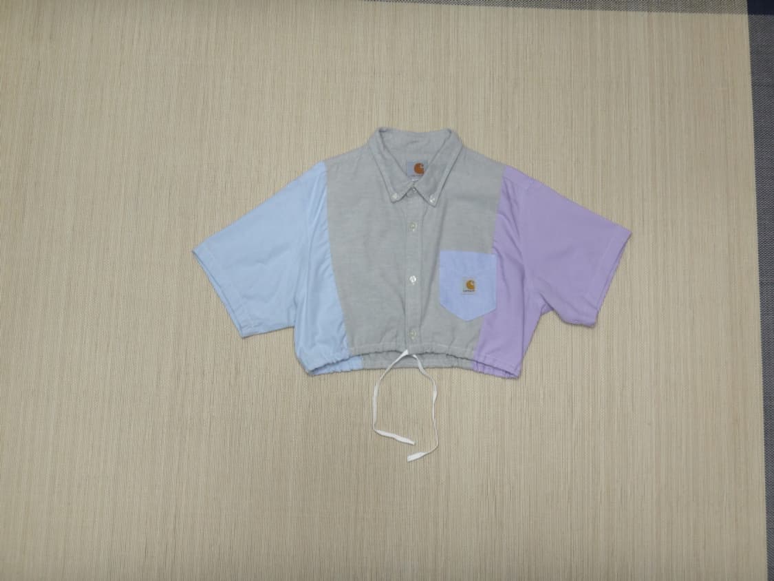 (XL) Carhartt WIP 여성 캐러셀 숏 크롭 셔츠 상품이미지1