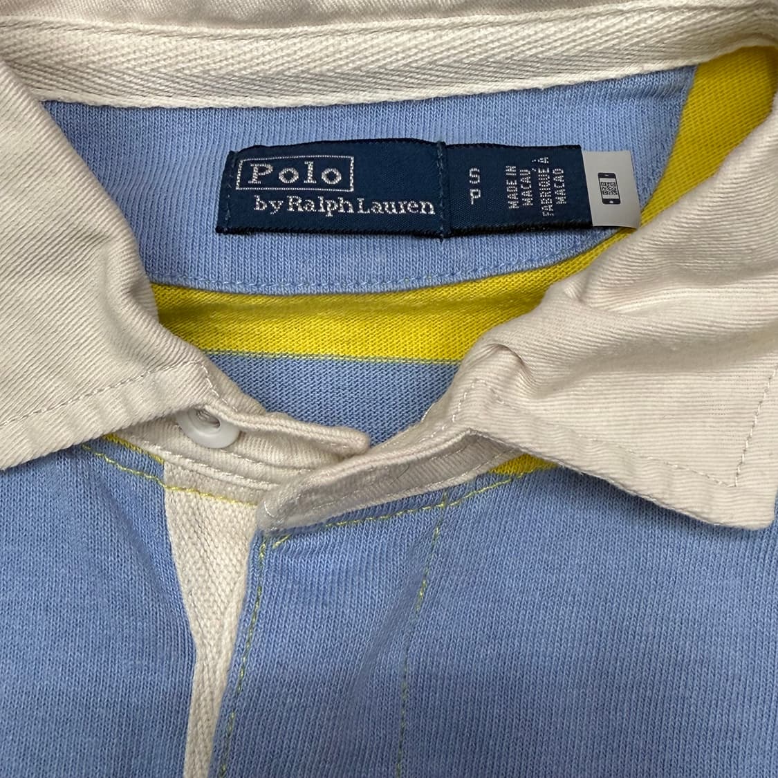 [S] 폴로 단가라 크롭 티셔츠 상품이미지5