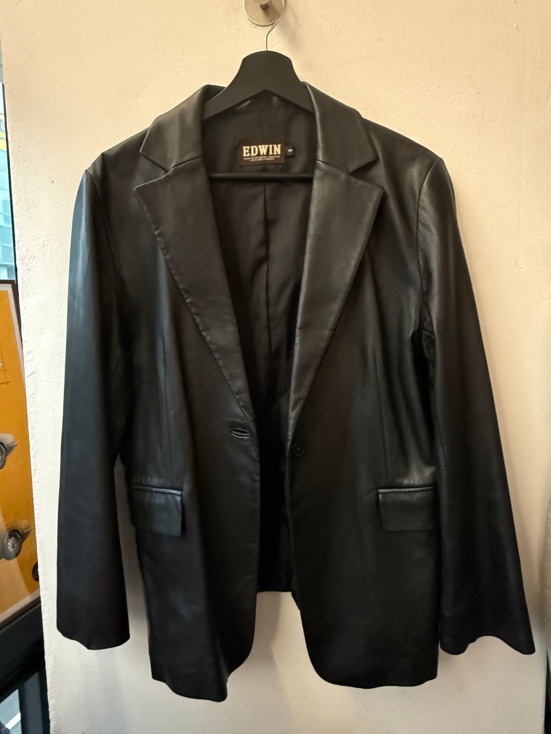 에드윈 양가죽 원버튼 블레이져 100 상품이미지1