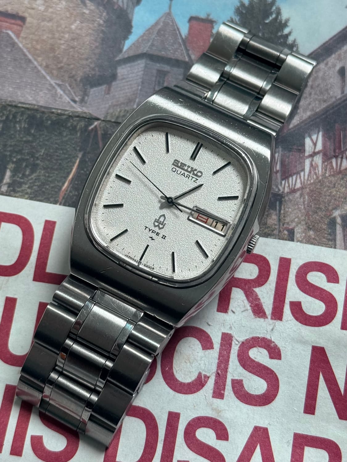 세이코 Seiko 쿼츠 스퀘어 타입2 상품이미지1