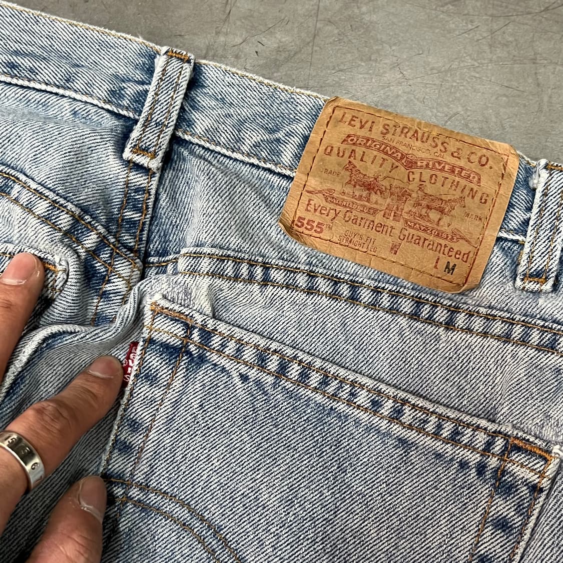  USA 리바이스 555 데님 팬츠 y14712 상품이미지5