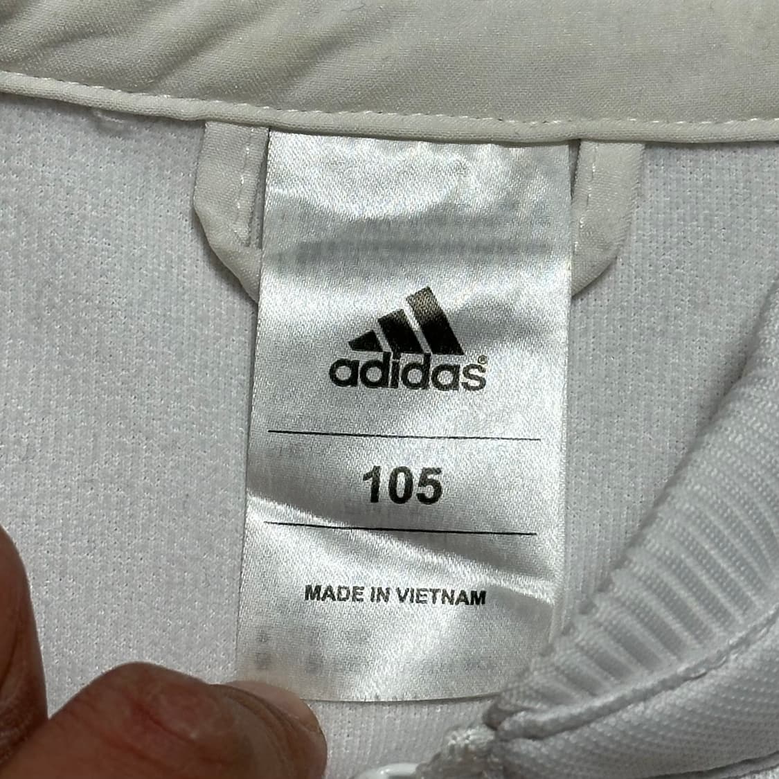 105 아디다스 레알마드리드 화이트 트랙탑 상품이미지4