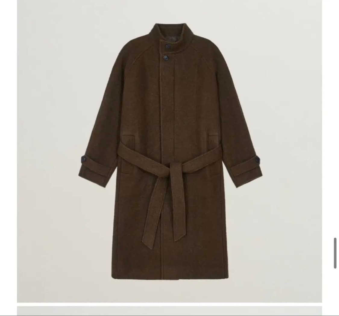 EQL 신상 robe 코트 브라운 상품이미지1