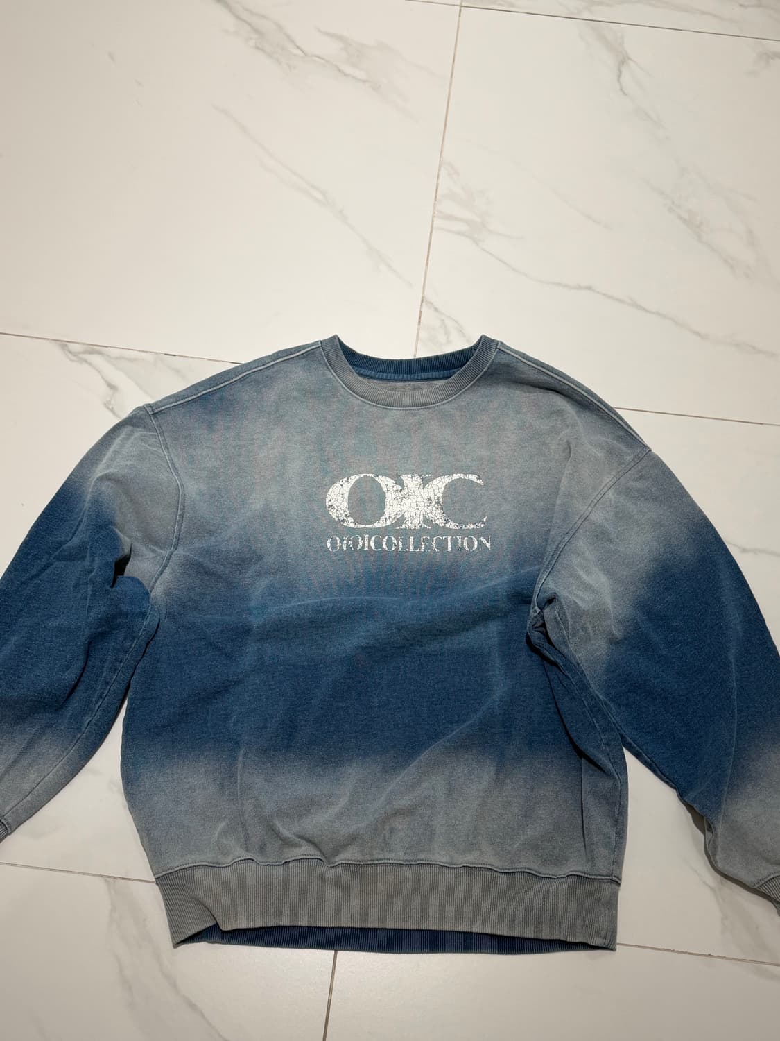 오아이오아이컬렉션 빈티지데님 맨투맨 L사이즈 상품이미지1