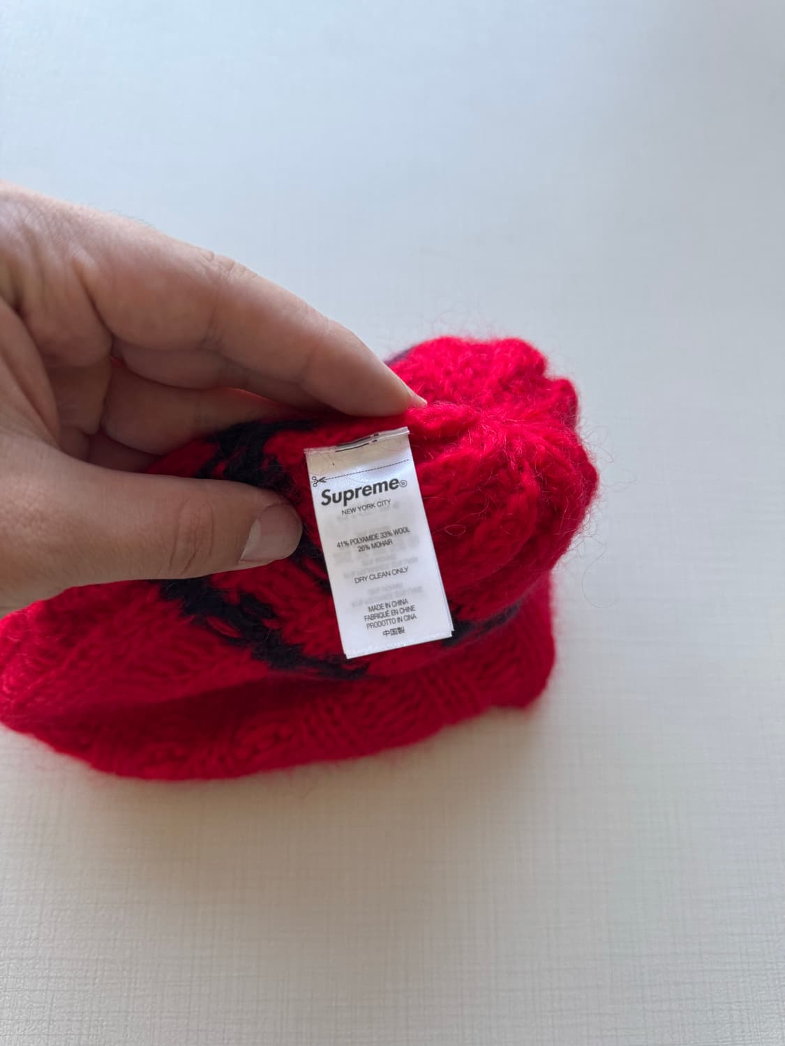 Fw24 슈프림 브러쉬드 스트라이프 비니 상품이미지4