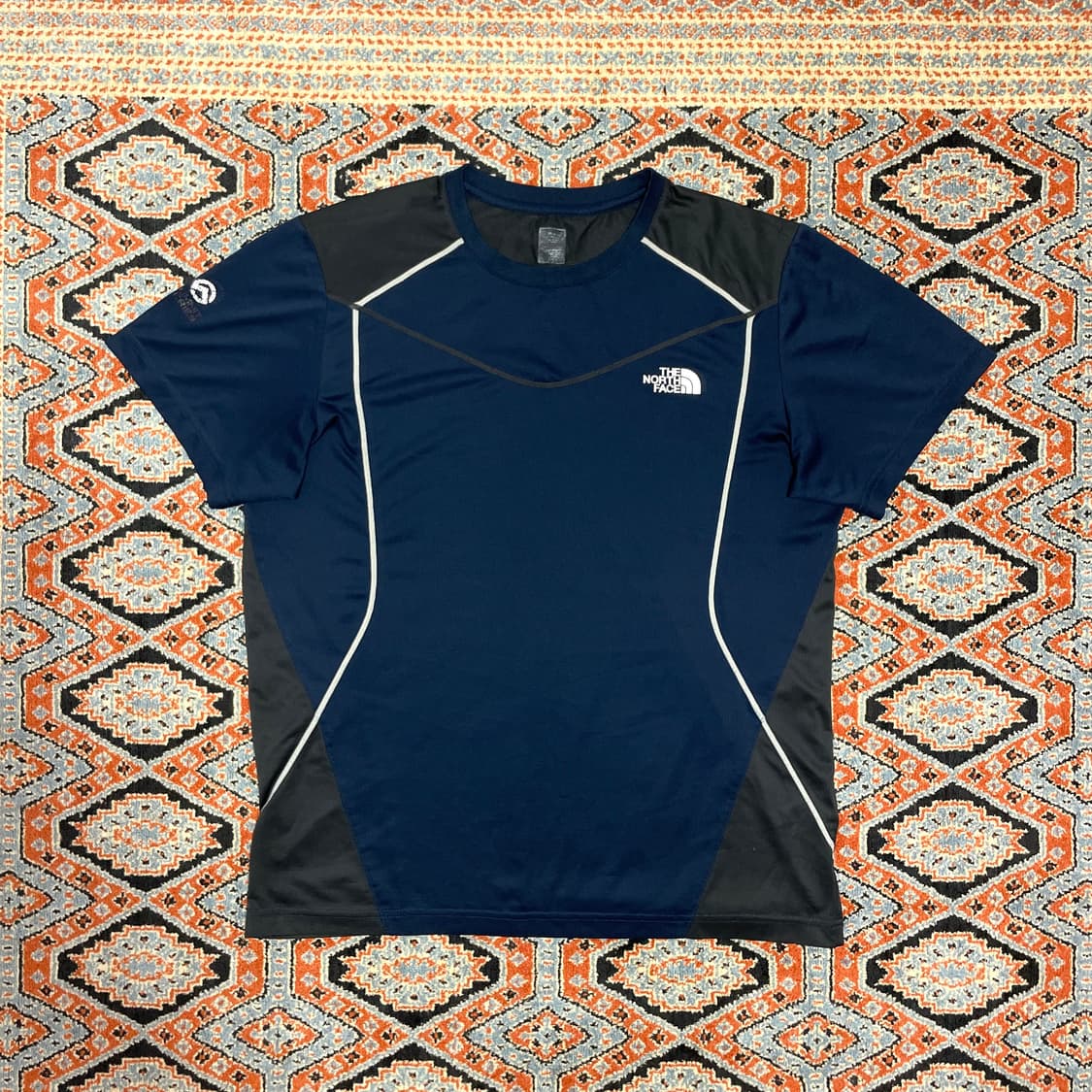 노스페이스 서밋 네이비 기능성 반팔티셔츠 남성L 상품이미지1