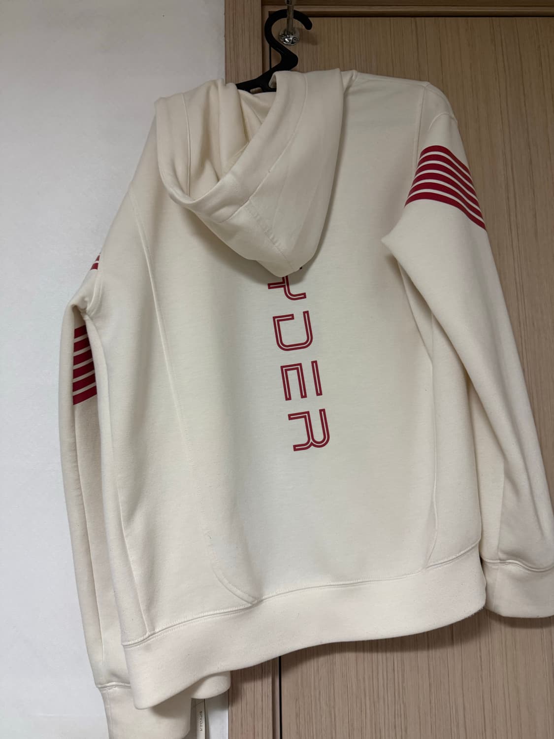 스파이더 후드집업 아이보리 S 상품이미지3