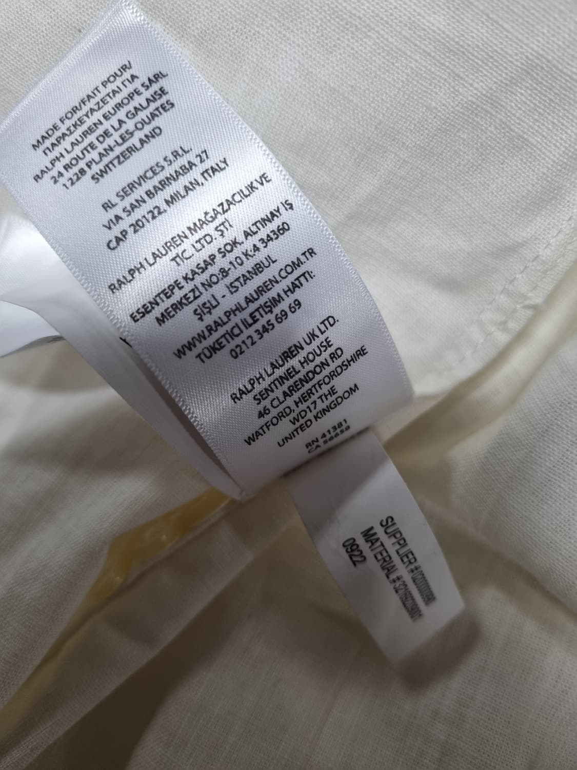 폴로랄프로렌 남성 흰 셔츠  상품이미지4